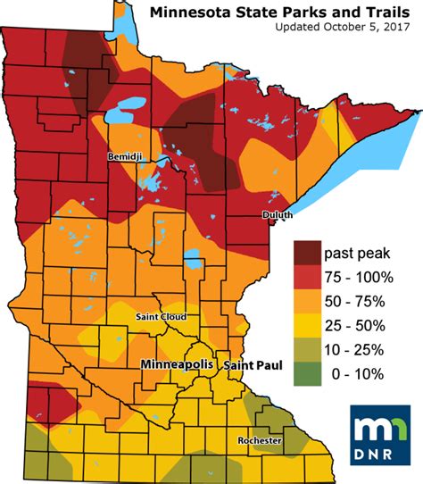 Fall Colors On Full Display In Northern Minnesota Twin Cities