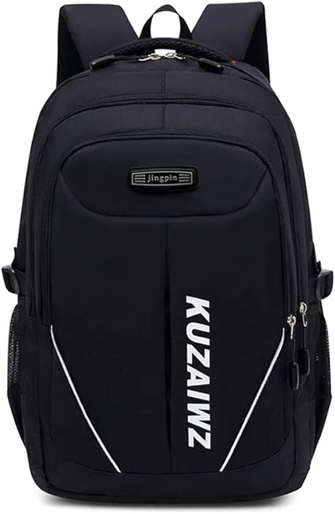 Backpack School Bag For Boy Large Size Black Young College Student