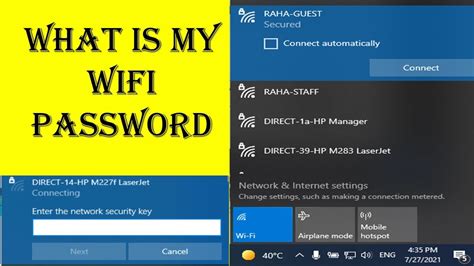 How To Find Your Wifi Password In Windows 10 Youtube
