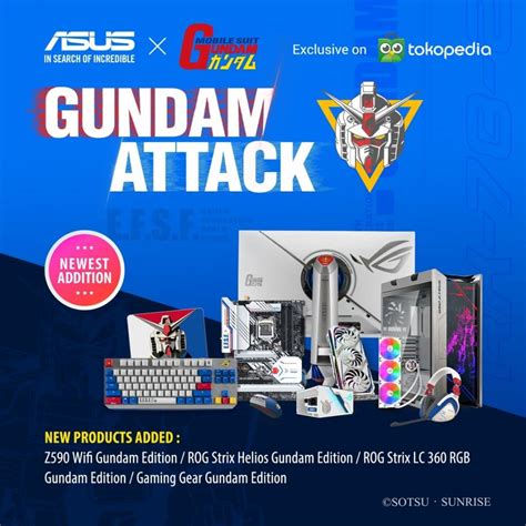 Asus X Gundam Series Tersedia Di Indonesia Dari Motherboard Hingga Casing