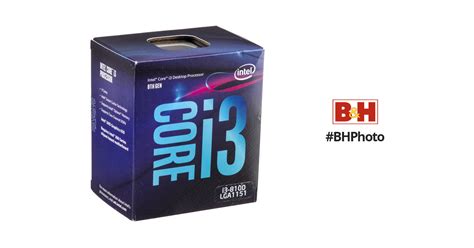 Intel Core I3 8100 36 Ghz Quad Core Lga 1151 Bx80684i38100 Bandh