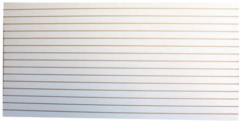 Garageescape 4x8 Slatwall Panel In Melamine White At Menards Slat