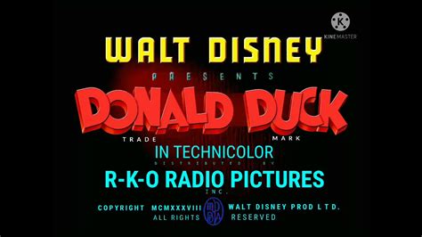 Donald Duck Don Donald 1937 Recreation Titles Two Versions