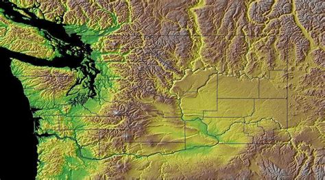 Washington Geography Washington Regions And Landforms