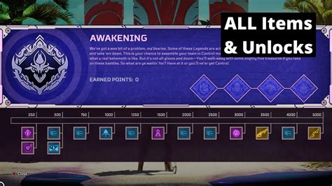 Apex Legends Awakening Prize Tracker All Items And Unlocks Season 13