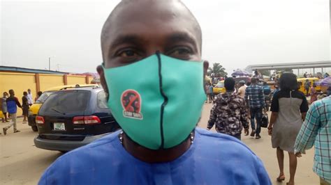 Photos Different Shades Of Face Masks In Lagos The Nation Newspaper