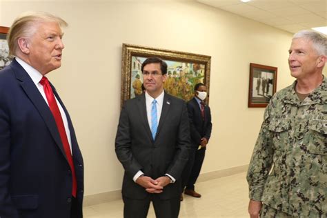 Trump Visits Southern Command For Briefing On Campaign Against Drugs