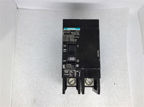 Siemens Bqd230 30 Amp Double Pole 480y277v Ac Circuit Breaker