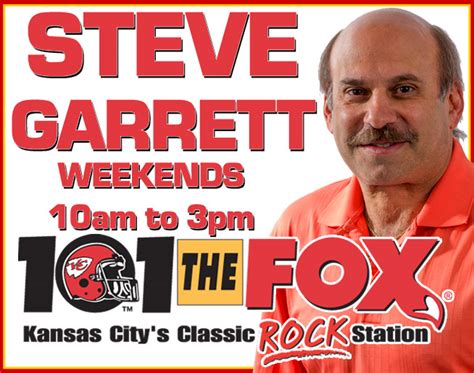 Steve Garrett Weekends Kcfx Fm 101 The Fox