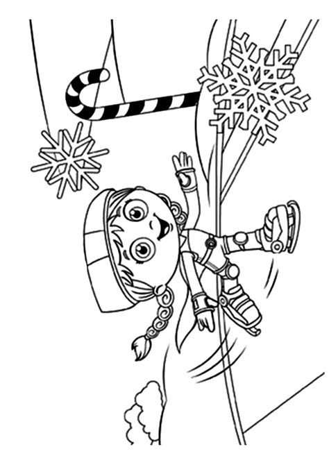 Coloring Page Super Why Flyer