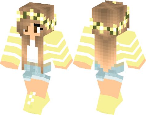 Girl Template Downloadable Minecraft Girl Skins Layout Галерија слика