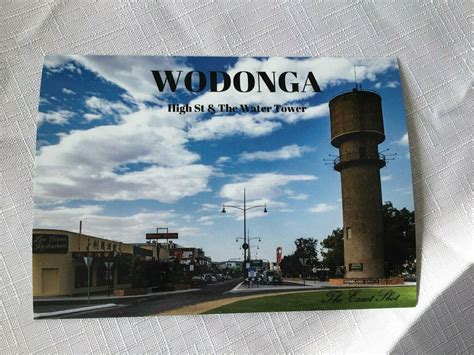 Wodonga Postcard High St And Water Tower