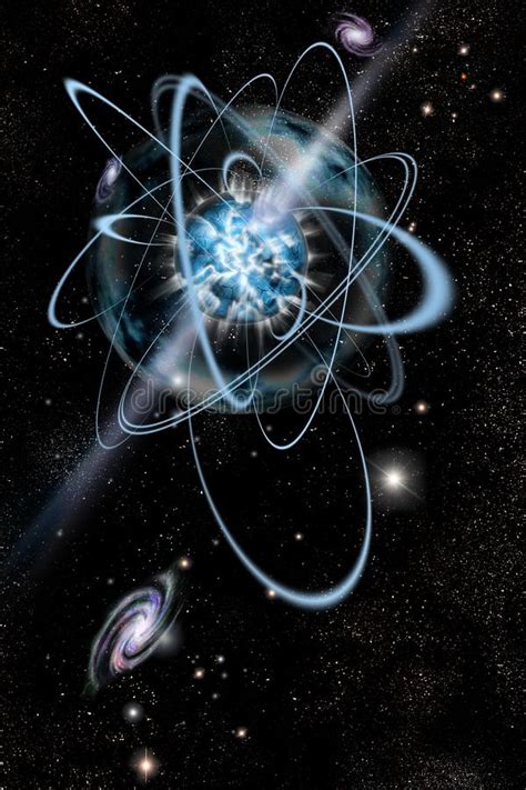 Magnetar Neutron Star In Deep Space For Use With