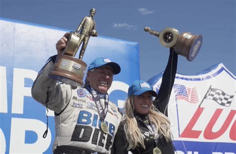 Brittany Force John Force And Dallas Glenn Take Home The Wins At Topeka Video