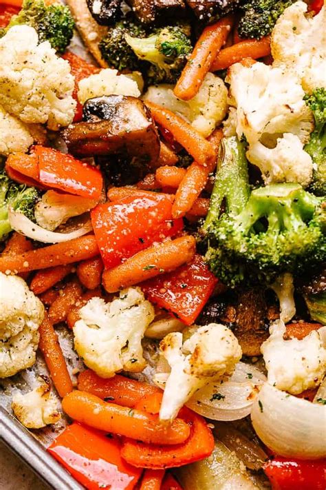 Roasted Veggies In Oven Roasted Vegetable Recipes Vegetables In The