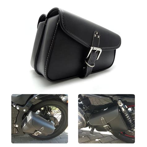 Buy Motorbike Saddlebags Pu Leather Swingarm Bag