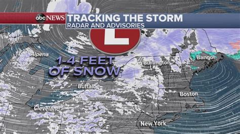 Video A Massive Snowstorm To Hit The Northeast Abc News