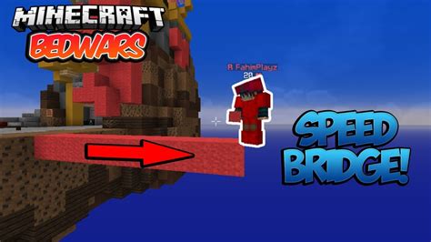 Finally Learned How To Speed Bridge Minecraft Hypixel Bedwars Youtube