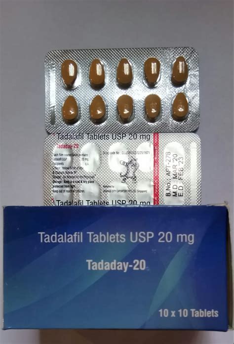 Tadalafil Tablets 20mg Rs 78 Strip Glowide Pharmaceuticals Private