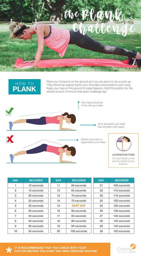 30 Day Plank Challenge Plank Challenge 30 Day Plank Challenge 30