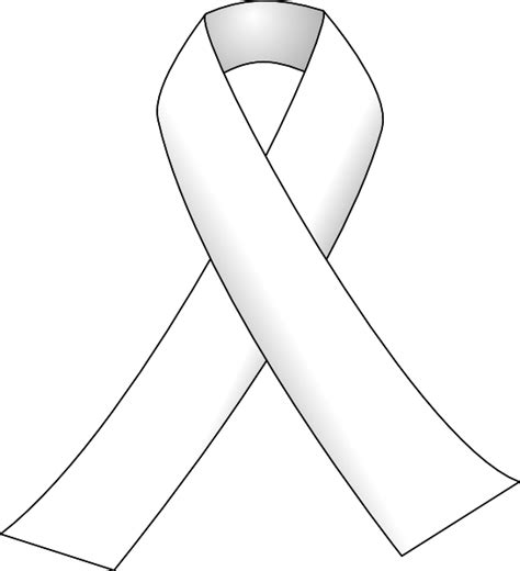 Check out our black white ribbon selection for the very best in unique or custom, handmade pieces from our craft supplies & tools shops. White Ribbon 3 Clip Art at Clker.com - vector clip art ...