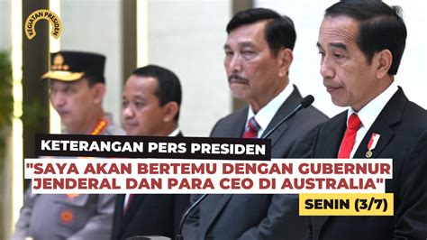 Sekretariat Kabinet Republik Indonesia Keterangan Pers Presiden Ri