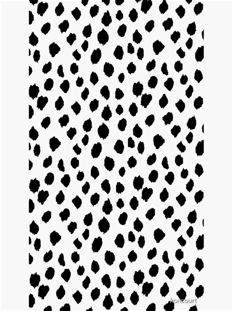 Large Dalmation Print Pattern Sticker For Sale By Koncourt Redbubble