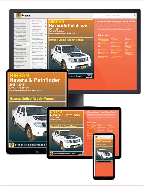 Nissan Navara Haynes Repair Manuals And Guides