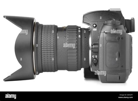 Professional Digital Photo Camera Isolated On White Stock Photo Alamy