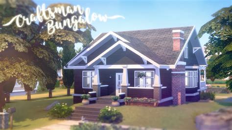 Craftsman Bungalow 👨‍👩‍👧🏡 The Sims 4 Limited Pack Build Cc Free