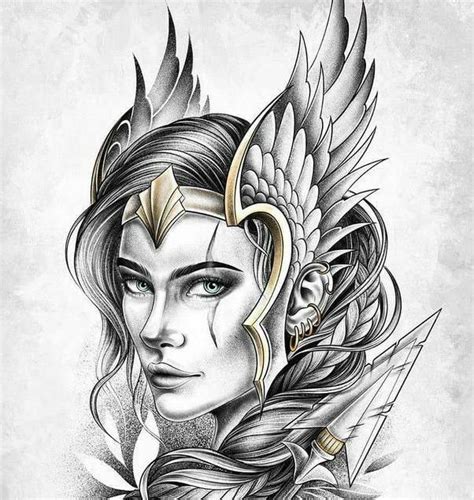 Captivating Valkyrie Tattoo Designs For A Powerful Look