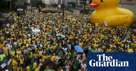 More Than A Million Brazilians Protest Against Horror Government World News The Guardian