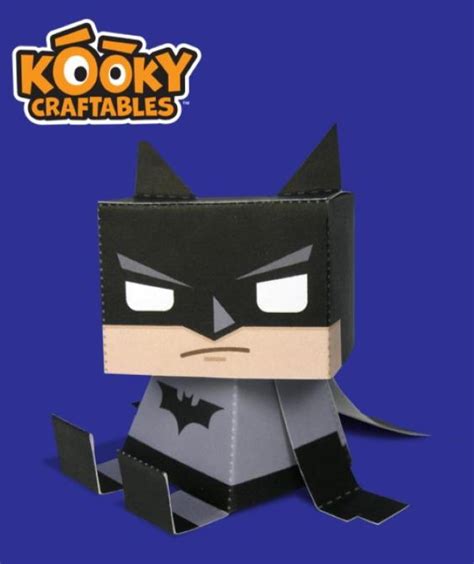 Batman Miniature Paper Toy In Kooky Style By Landis Productions