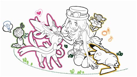 Coloring Pages Of Pokemon X And Y