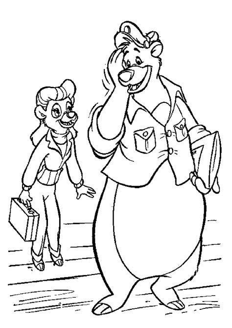 talespin coloring pages    print