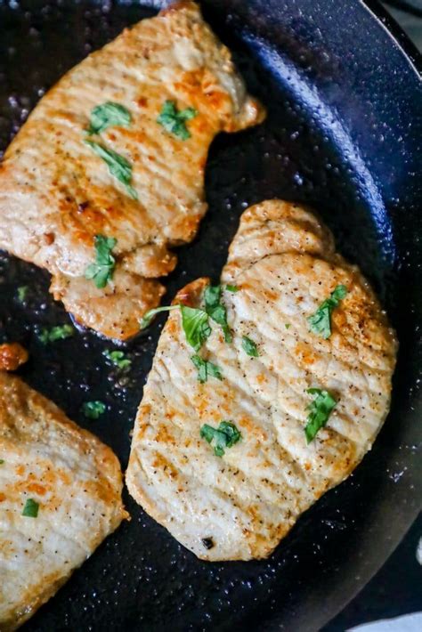 This homemade pork chop marinade helps to tenderize the meat while also adding sweet, salty and tangy flavors. The Best Pan Fried Pork Chops Recipe | Easy delicious recipes