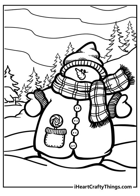 Winter Wonderland Coloring Pages Home Design Ideas
