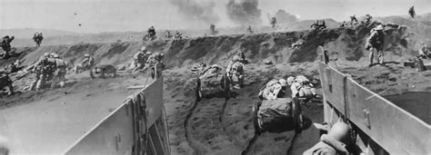 4th Division Marines Landing On Iwo Jima Wwiipics