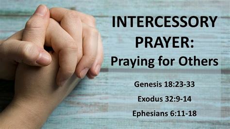 Intercessory Prayer Praying For Others Youtube