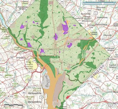 Map Of Washington Dc Parks London Top Attractions Map