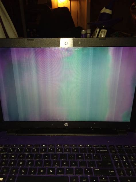 my laptop freezes with purple and green hp support community 7013980