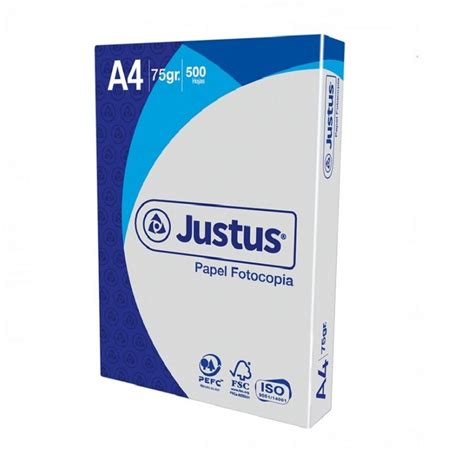 Papel Bond A4 75gr X500 Justus Panita Tienda Online