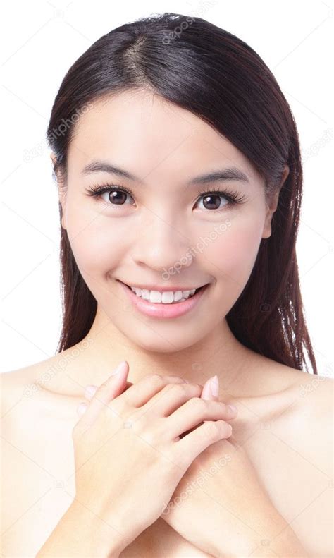 Portrait Of Beautiful Girl Smile Face — Stock Photo