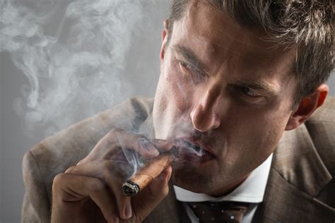 Cigar Smoking Man Stock Photo 04 Free Download