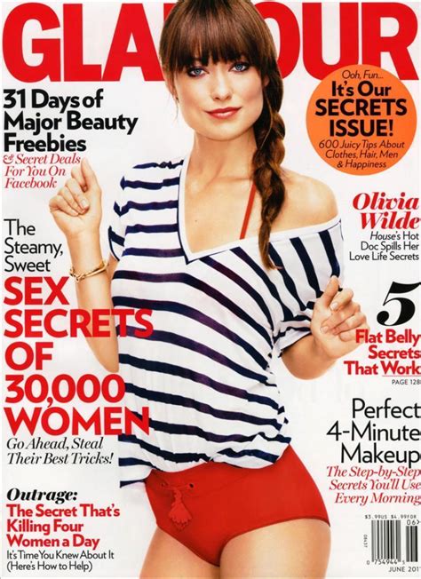 Olivia Wilde On The Cover Of Glamour Magazine June 2011 Olivia