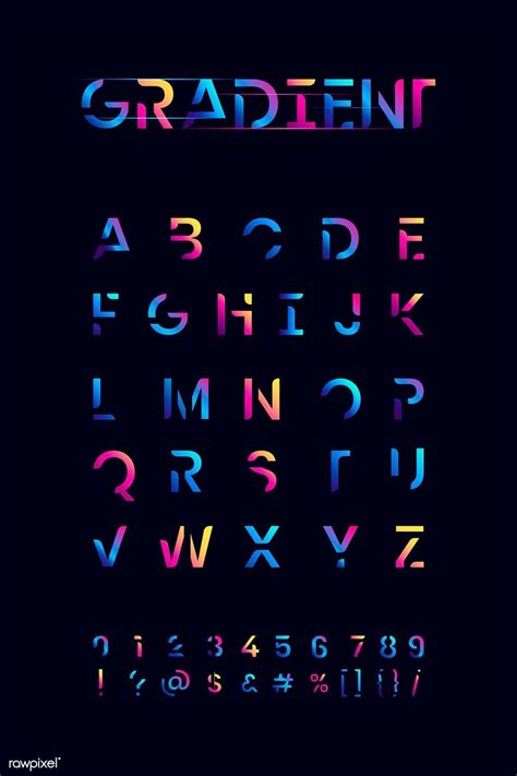 Typography Fonts Alphabet Creative Typography Typography Poster
