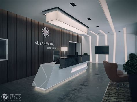 Apartments Reception Riyadh Pivot Lobby Design Office Reception