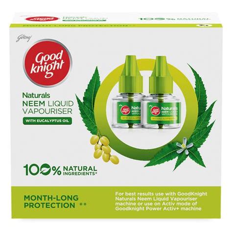 Buy Good Knight Naturals Neem Liquid Vaporiser Mosquito Repellent