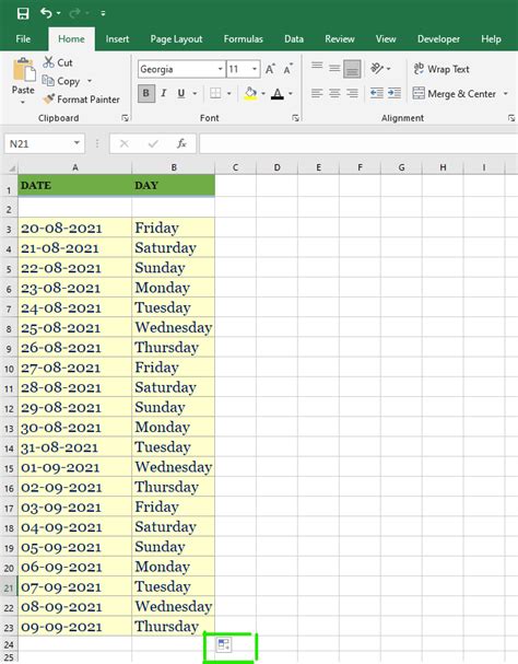 How To Use Autofill Feature In Ms Excel Geeksforgeeks