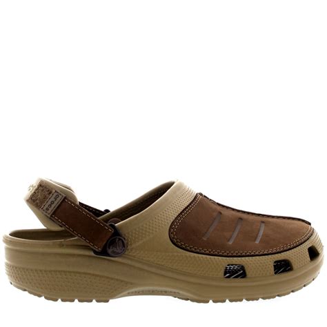 Mens Crocs Yukon Mesa Clog Comfort Leather Summer Holiday Sandal Shoes